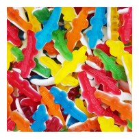 Crocodile Haribo : bonbons gélifiés fruités | La Boîte à Bonb'z