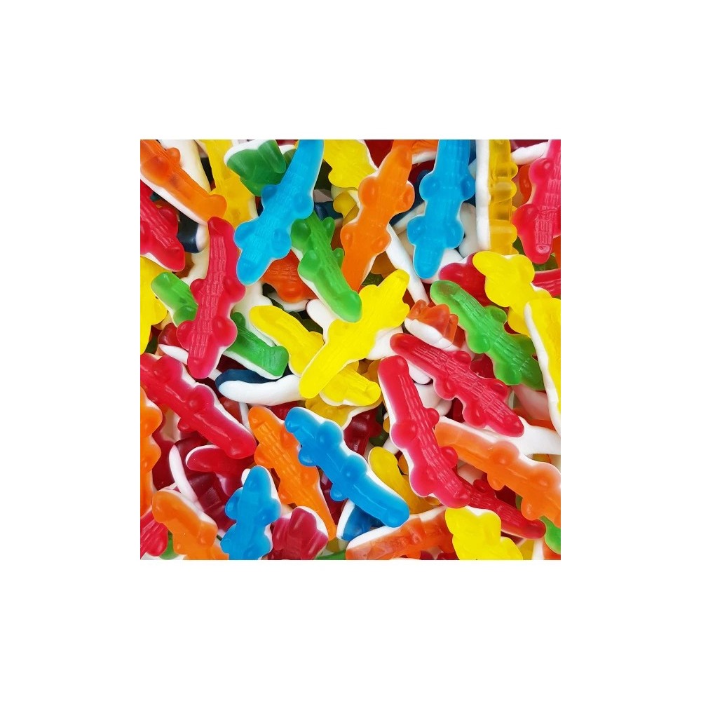Crocodile Haribo : bonbons gélifiés fruités | La Boîte à Bonb'z
