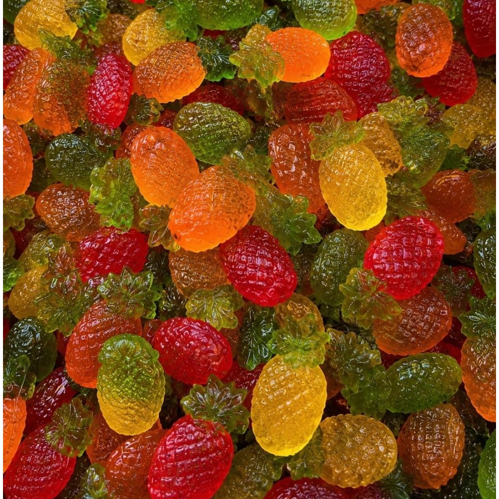 Ananas Bebeto : bonbons gélifiés halal goût fruité | La Boîte à Bonb'z
