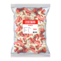 Bones Bebeto : bonbons gélifiés en forme d'os halal | La Boîte à Bonb'z