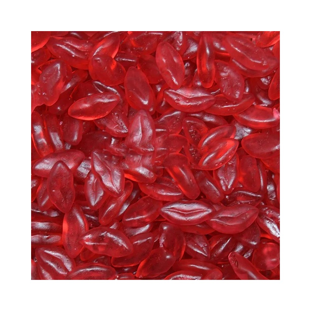 Lèvres Rouges Huilées PM Dulce : bonbons gélifiés en vrac | La Boîte à Bonb'z