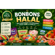 Bonbons Halal : confiseries halal sans gélatine de porc | La Boîte à Bonbz