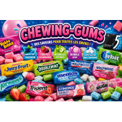 Chewing-gums : bubble gums et gommes à mâcher | La Boîte à Bonbz